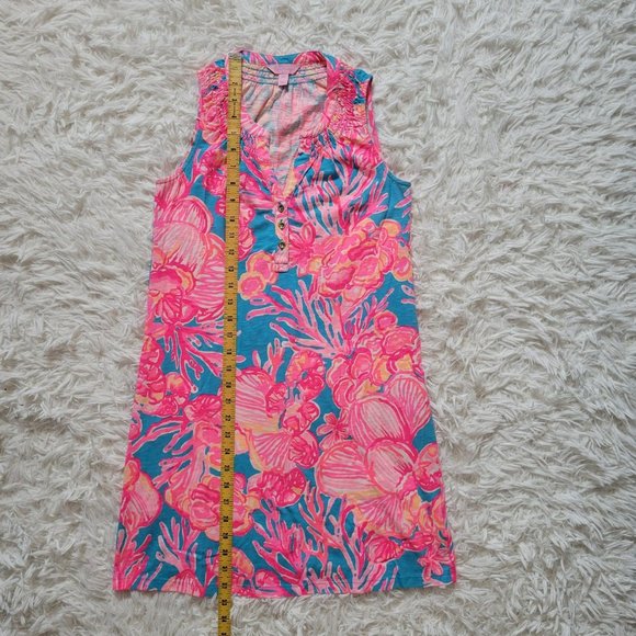 Lilly Pulitzer Pink & Blue Essie Dress - Size XXS - Picture 8 of 13